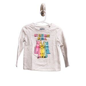 OshKosh Graphic Long Sleeved Tee, Size 3T